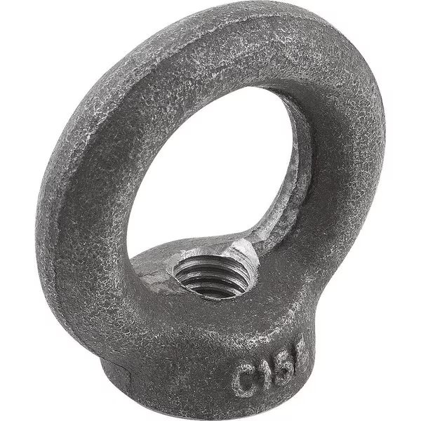Ring Nut Fixed DIN582, M16, Steel 1.1141 Bright, Kipp, Mfr#: K0768.16